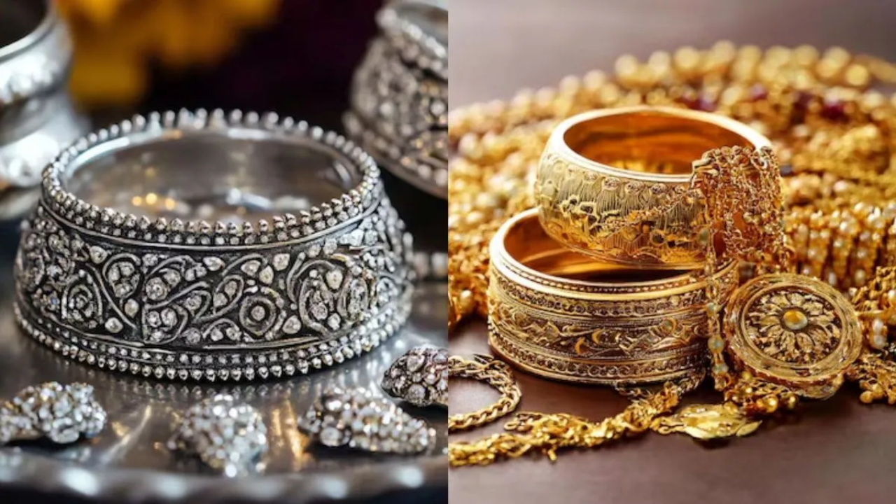 Gold-Silver Rate: सोना-चांदी में बड़ी गिरावट: चांदी ₹9000 टूटी, सोना ₹3500 फिसला