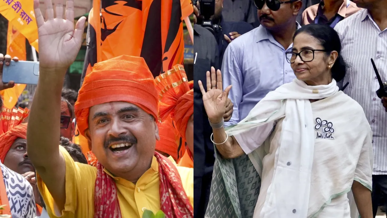 भवानीपुर में दिलचस्प मुकाबला: ममता बनर्जी बनाम सुवेंदु अधिकारी, संपत्ति में बड़ा अंतर