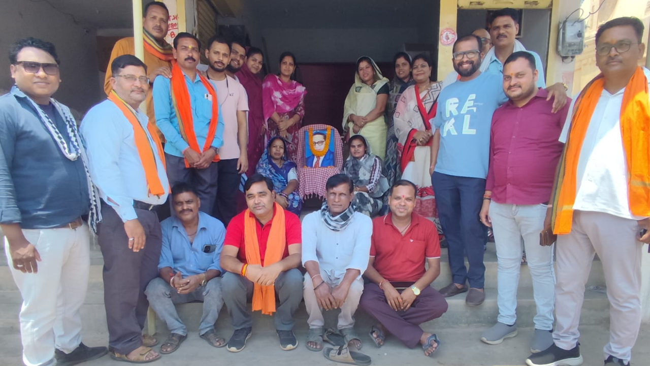 उतई में भाजपा परिवार ने मनाई डॉ. भीमराव अंबेडकर जयंती, कार्यकर्ताओं की रही सक्रिय भागीदारी