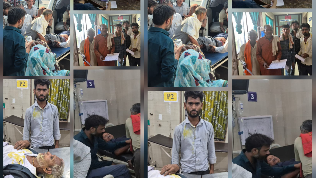 दमोह में हादसा: लगुन उत्सव से लौट रही पिकअप पलटी, 10 घायल, एक की हालत गंभीर