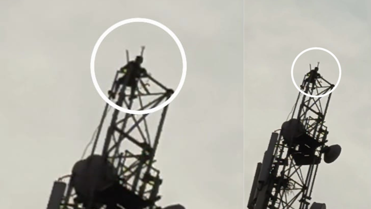 कवर्धा में युवक का हाई वोल्टेज ड्रामा: FIR की मांग को लेकर मोबाइल टॉवर पर चढ़ा, पुलिस ने संभाला मोर्चा