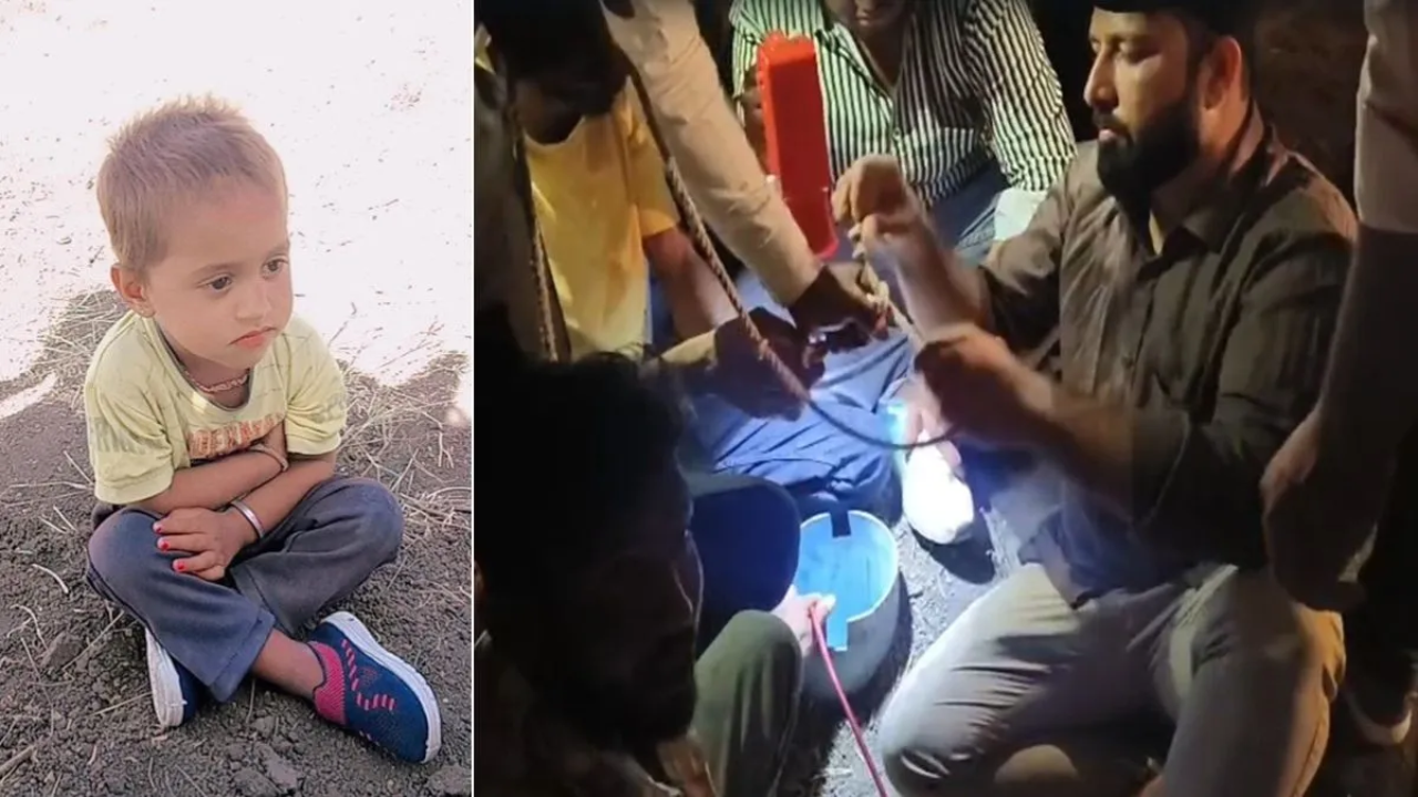 उज्जैन के बड़नगर में बड़ा हादसा: 70 फीट गहरे बोरवेल में गिरा 3 साल का मासूम, रेस्क्यू जारी