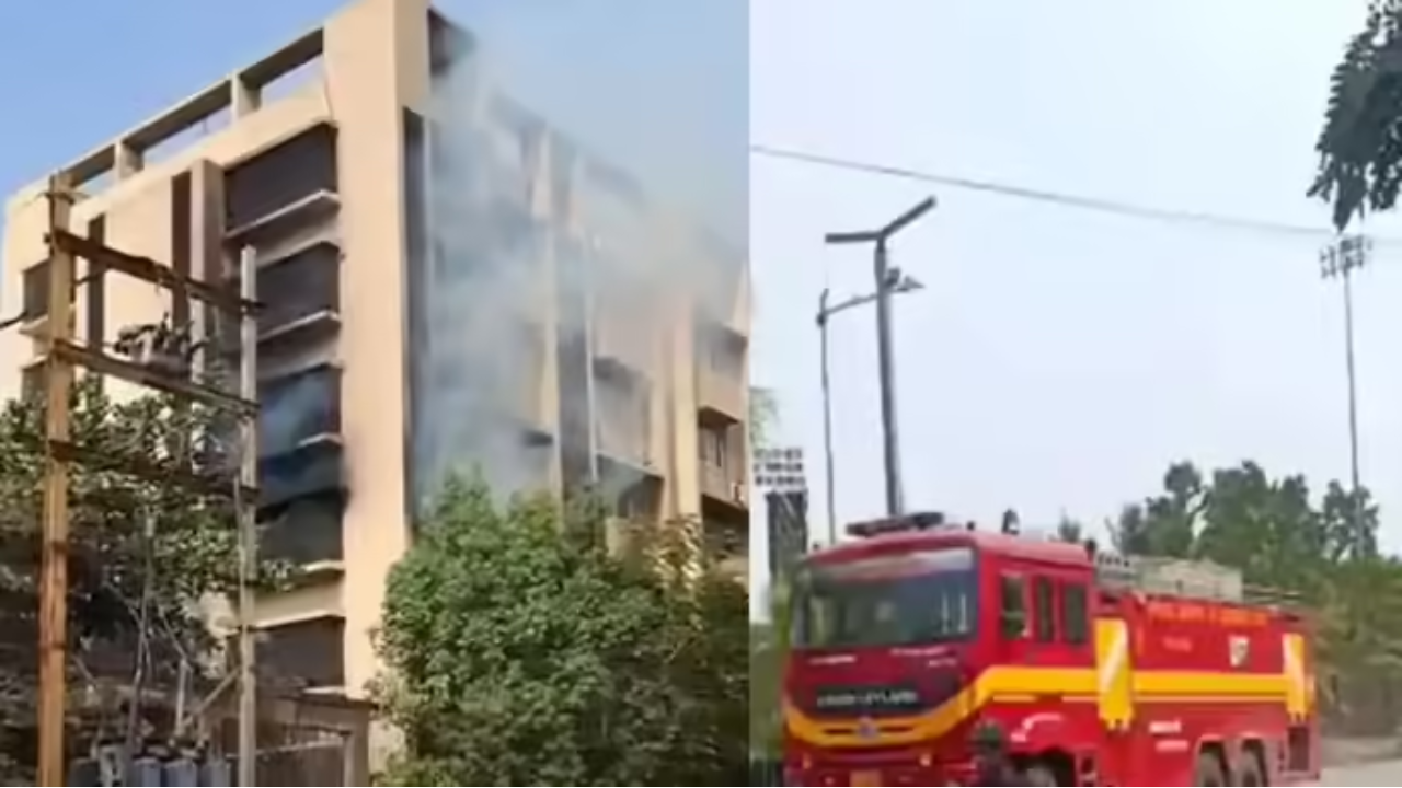 रायपुर के अपार्टमेंट में भीषण आग: एसी फटने से मचा हड़कंप, 1 घंटे में पाया काबू