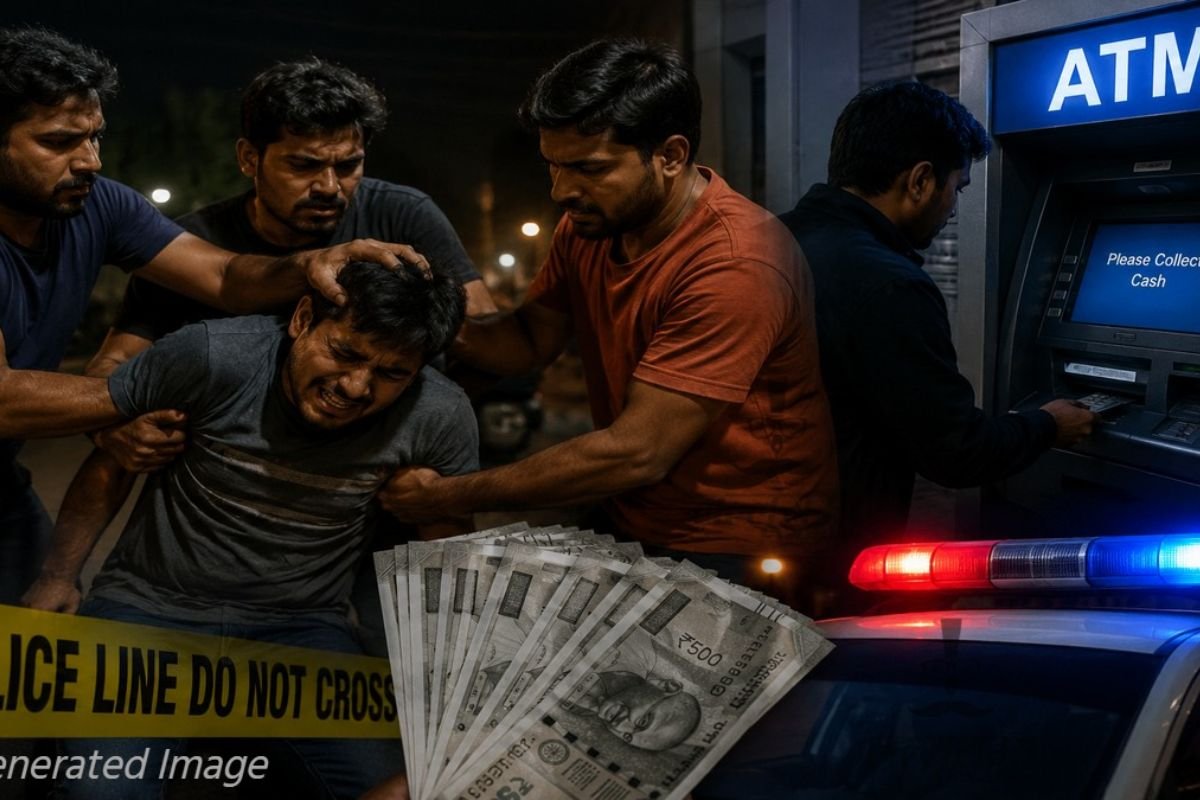 रायपुर में युवक को बंधक बनाकर एटीएम से निकलवाए 10 हजार, एक आरोपी गिरफ्तार