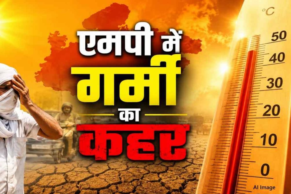 MP Weather Update : मध्यप्रदेश में भीषण गर्मी का कहर, 22 शहरों में पारा 44 डिग्री पार, खजुराहो सबसे गर्म