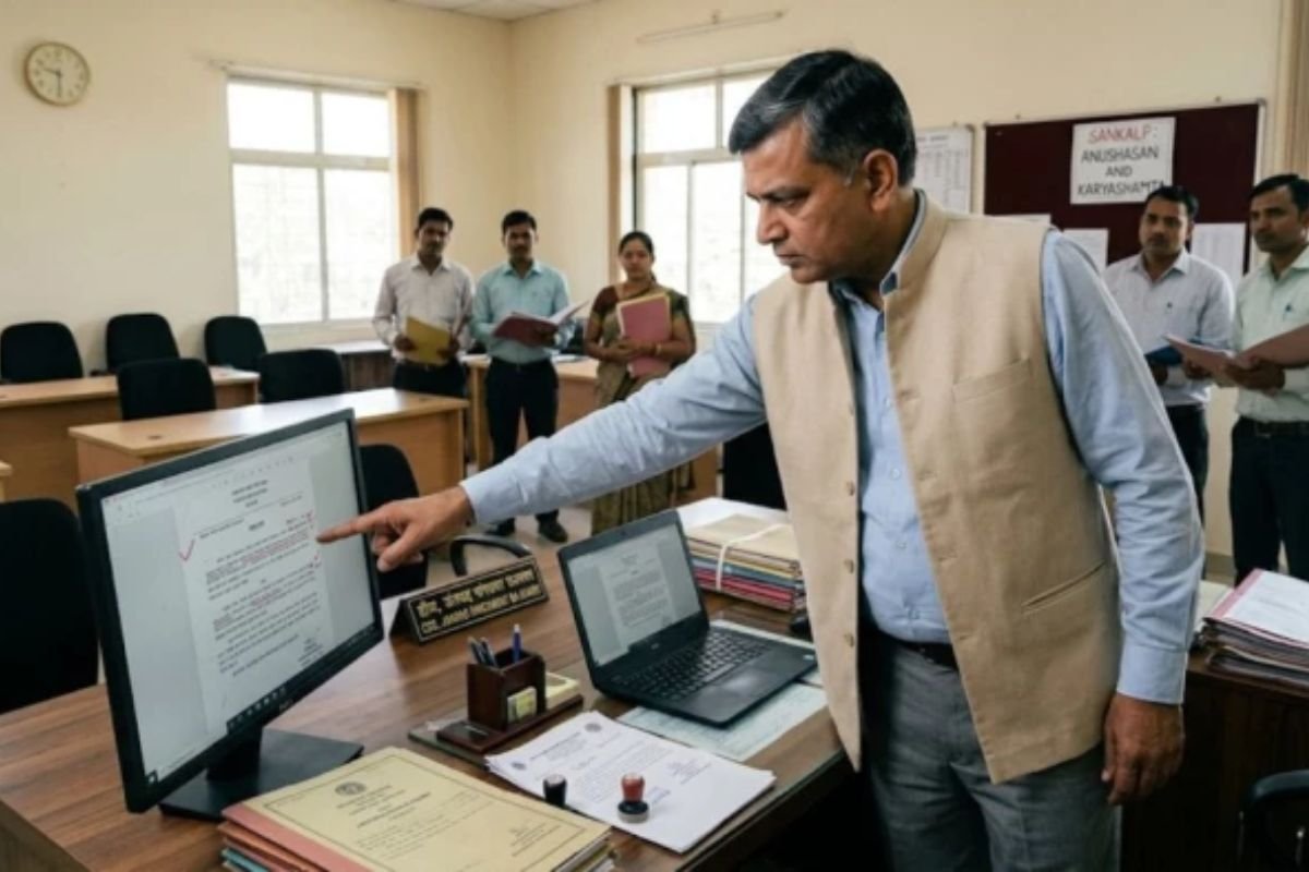 जिला पंचायत सीईओ का औचक निरीक्षण, पांच कर्मचारी मिले गायब; वेतन काटने के निर्देश