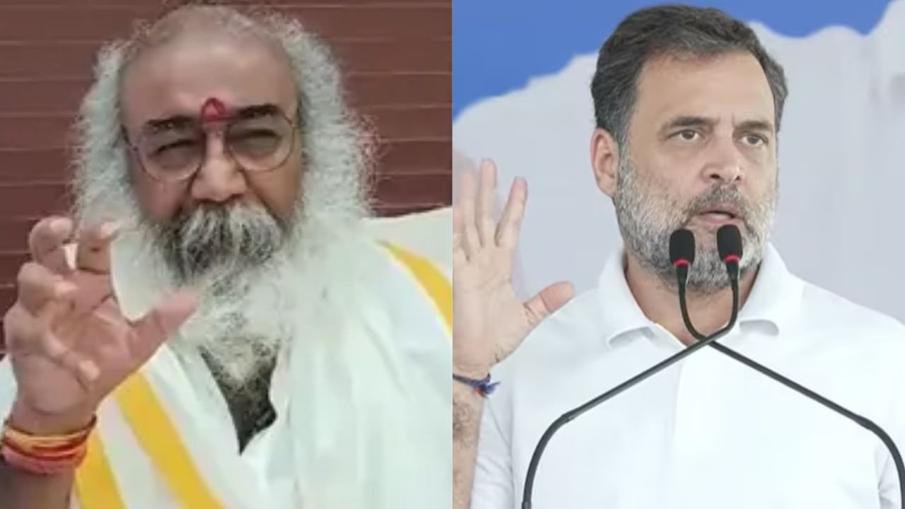 गाजियाबाद में आचार्य प्रमोद कृष्णम का राहुल गांधी पर हमला, कहा- “नाम से ‘गांधी’ हटाने का समय आ गया”