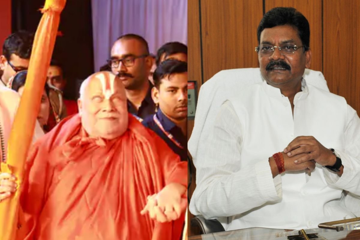 चिरमिरी की श्रीराम कथा में गरजे जगद्गुरु रामभद्राचार्य, चरणदास महंत को दी खुली चुनौती