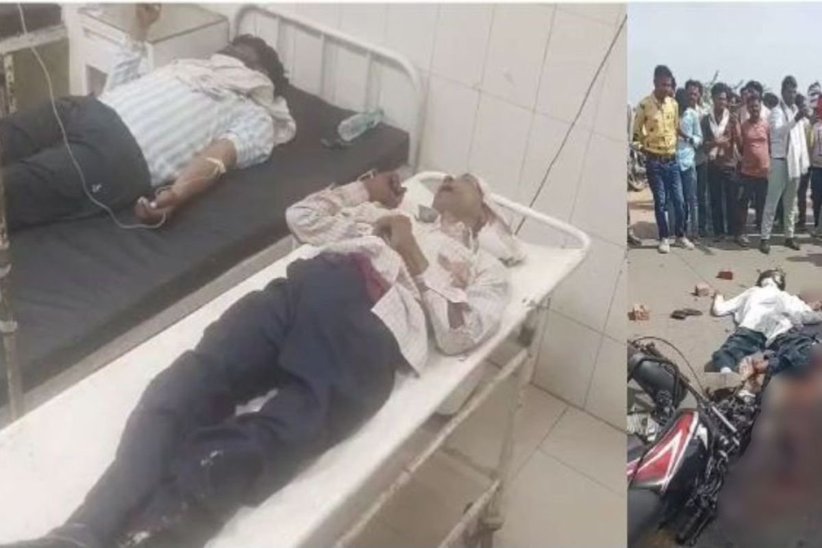 MP Dabra News:लोडिंग वाहन ने बाइक सवारों को रौंदा, दो की मौके पर मौत; गुस्साए परिजनों ने किया चक्काजाम