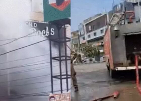 Bhopal Building Fire News