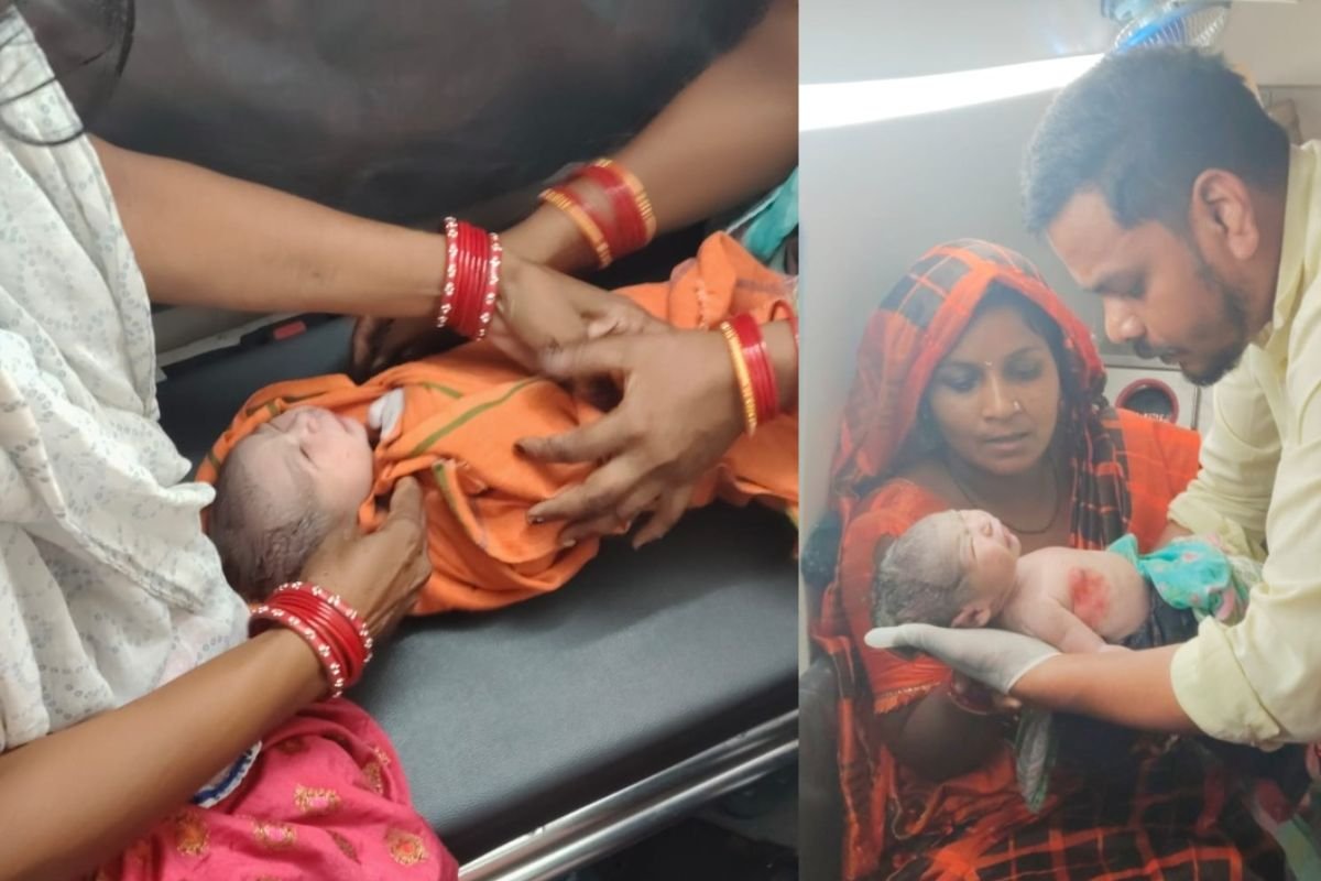 CG News:संजीवनी बनी वरदान; बिलासपुर जाते समय एम्बुलेंस में कराया सुरक्षित प्रसव