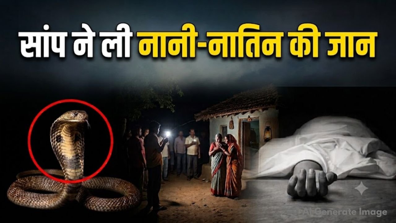CG News: बलरामपुर में जहरीले सांप का कहर, एक ही रात में दो जिंदगियां बुझीं