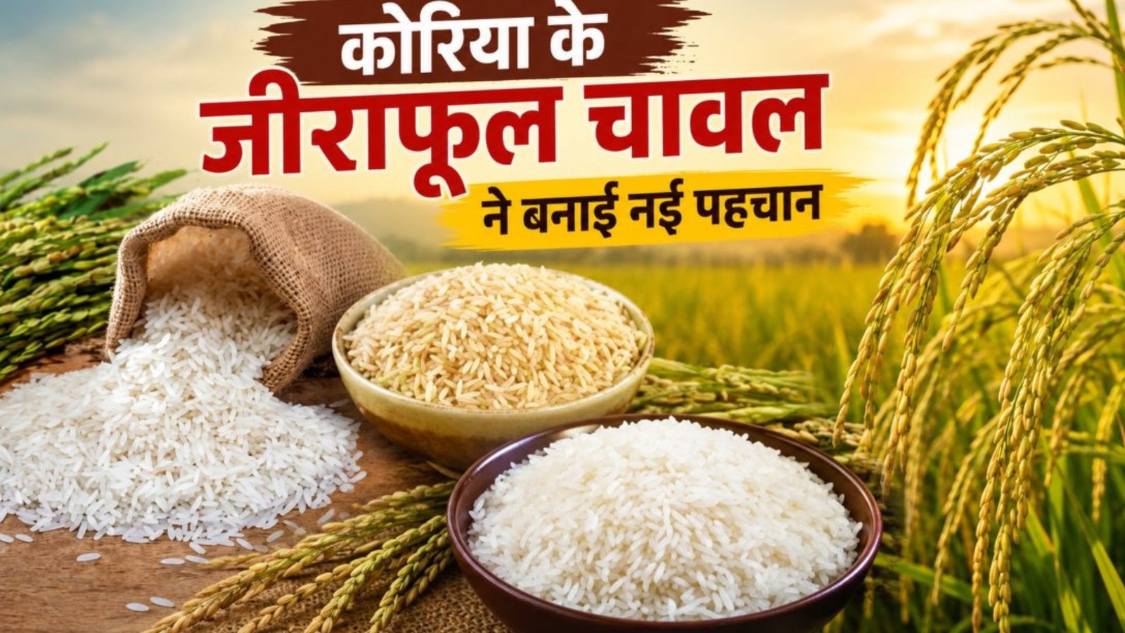 Koriya News : जीराफूल चावल को राष्ट्रीय स्तर पर पहचान, प्राकृतिक खेती और FPO मॉडल की हो रही सराहना