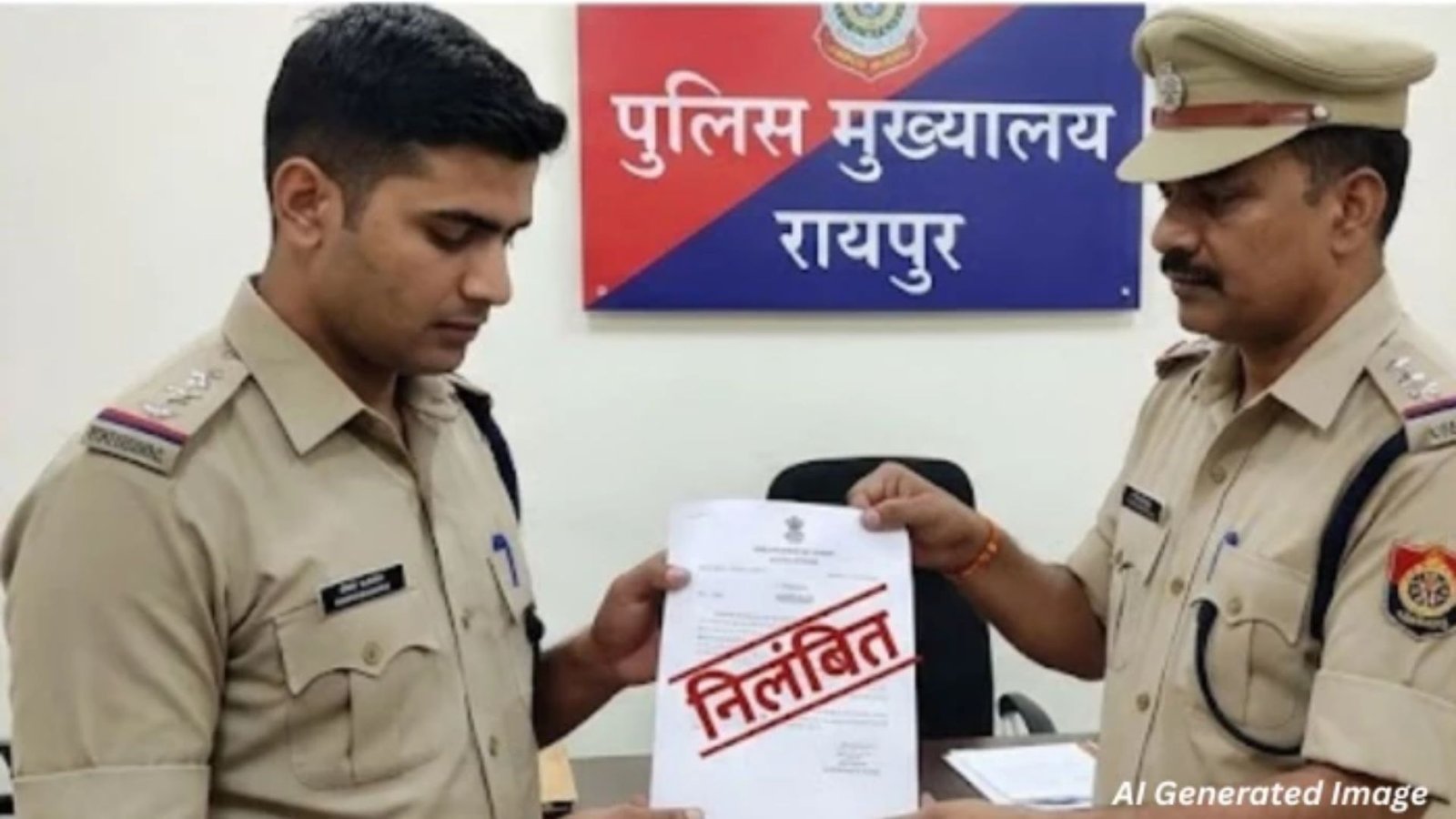 Raipur News : विवेचना के दौरान दबाव बनाकर पैसे ऐंठने का आरोप, प्रोविजनल सब इंस्पेक्टर निलंबित