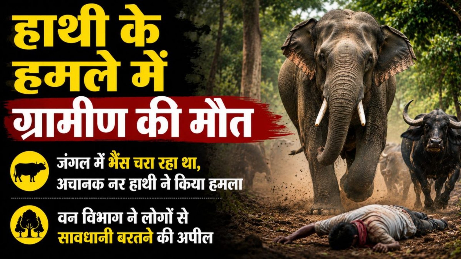 Balrampur News : हाथियों की मौजूदगी से वन विभाग अलर्ट, ग्रामीणों से जंगल में सावधानी बरतने की अपील