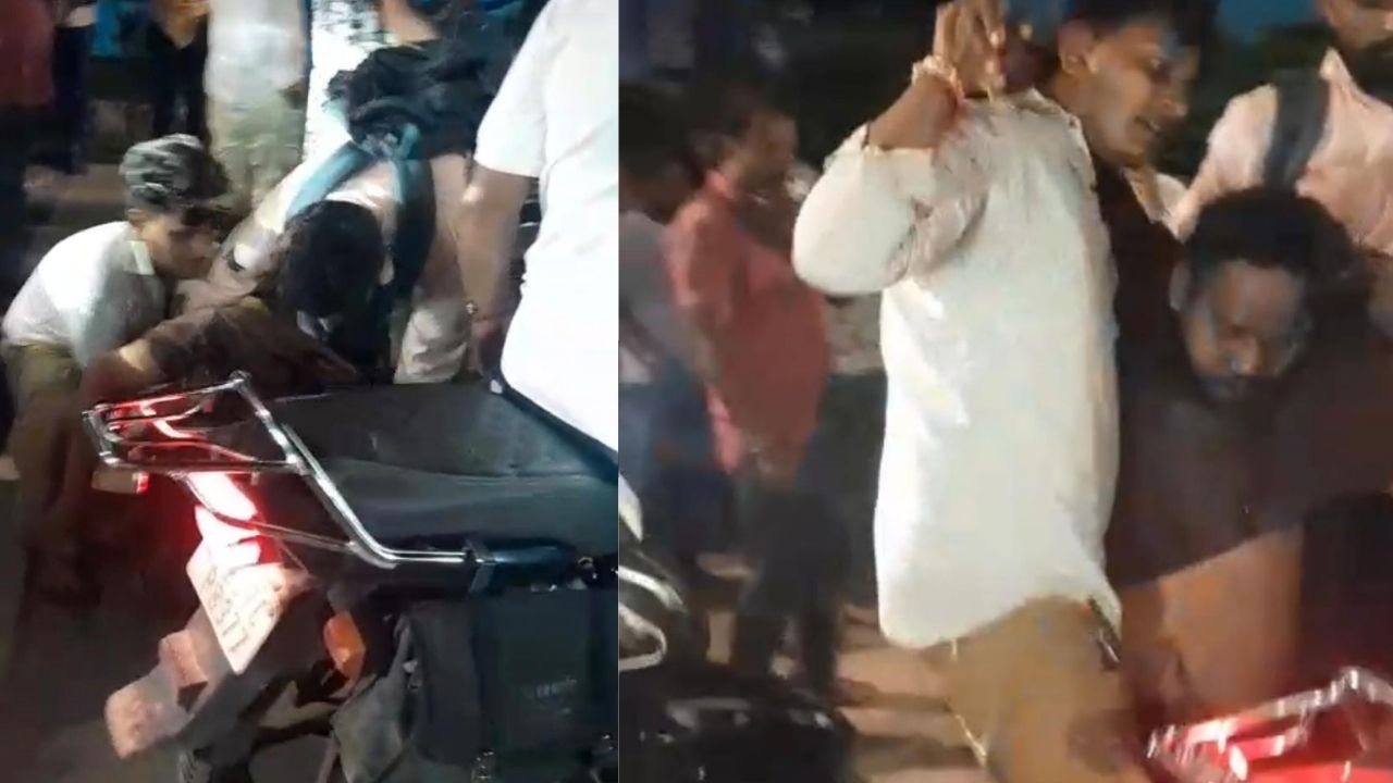 Bilaspur News: रफ्तार का कहर: तेज रफ्तार बाइक फुटपाथ से टकराई, तीन युवक घायल; चालक के सिर-चेहरे पर गंभीर चोट