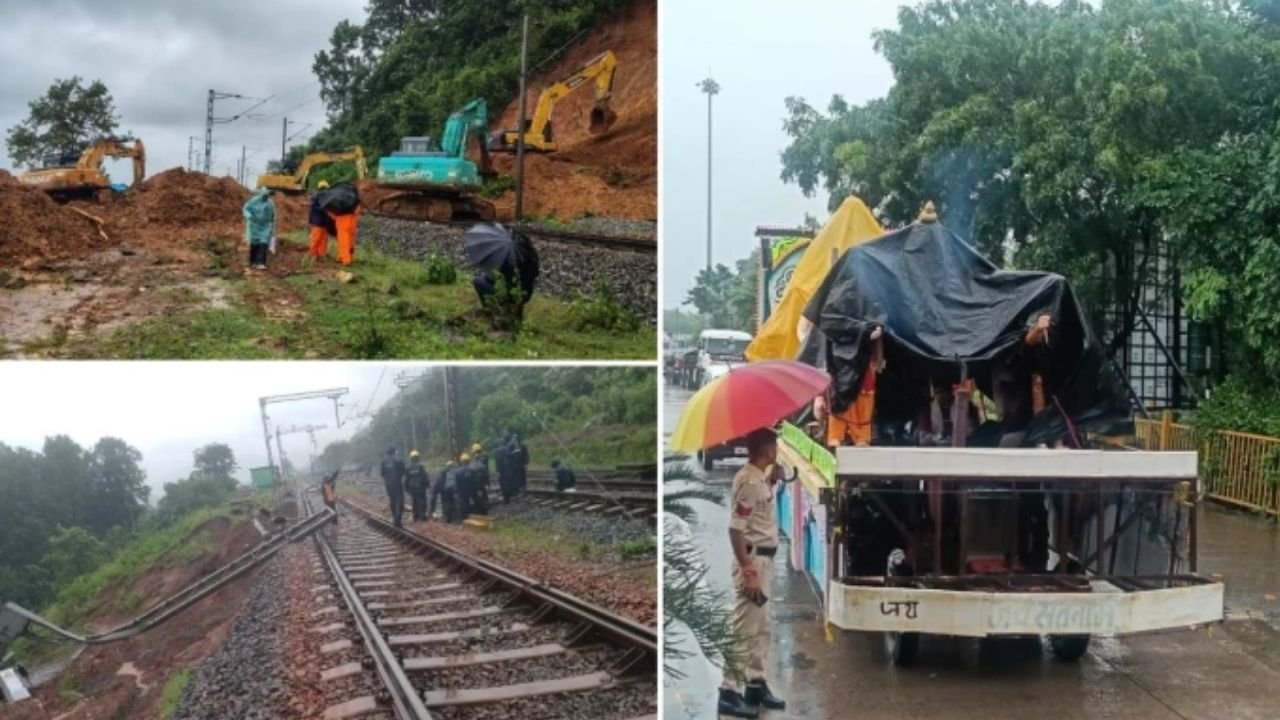 Bastar News: ओडिशा की भारी बारिश से बस्तर की रेल और सड़क कनेक्टिविटी प्रभावित, केके रेल लाइन पर कई जगह लैंडस्लाइड