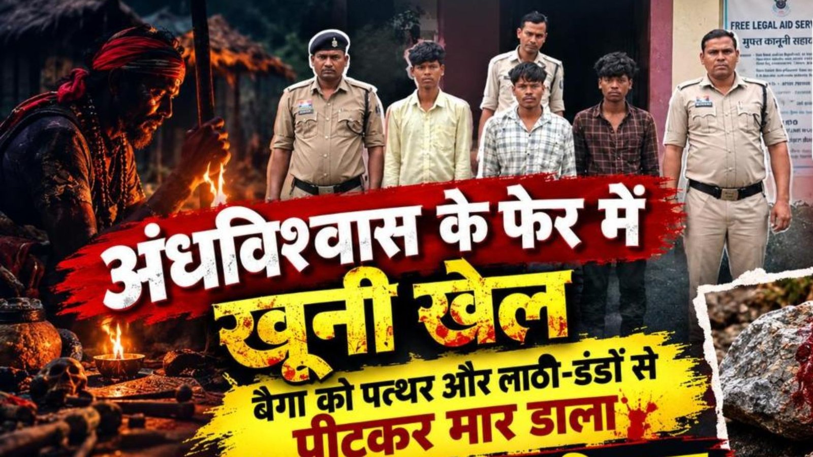 Kawardha News : जादू-टोना के संदेह में रामसिंह बैगा की हत्या, पुलिस ने 3 आरोपियों को गिरफ्तार किया, 2 नाबालिग हिरासत में