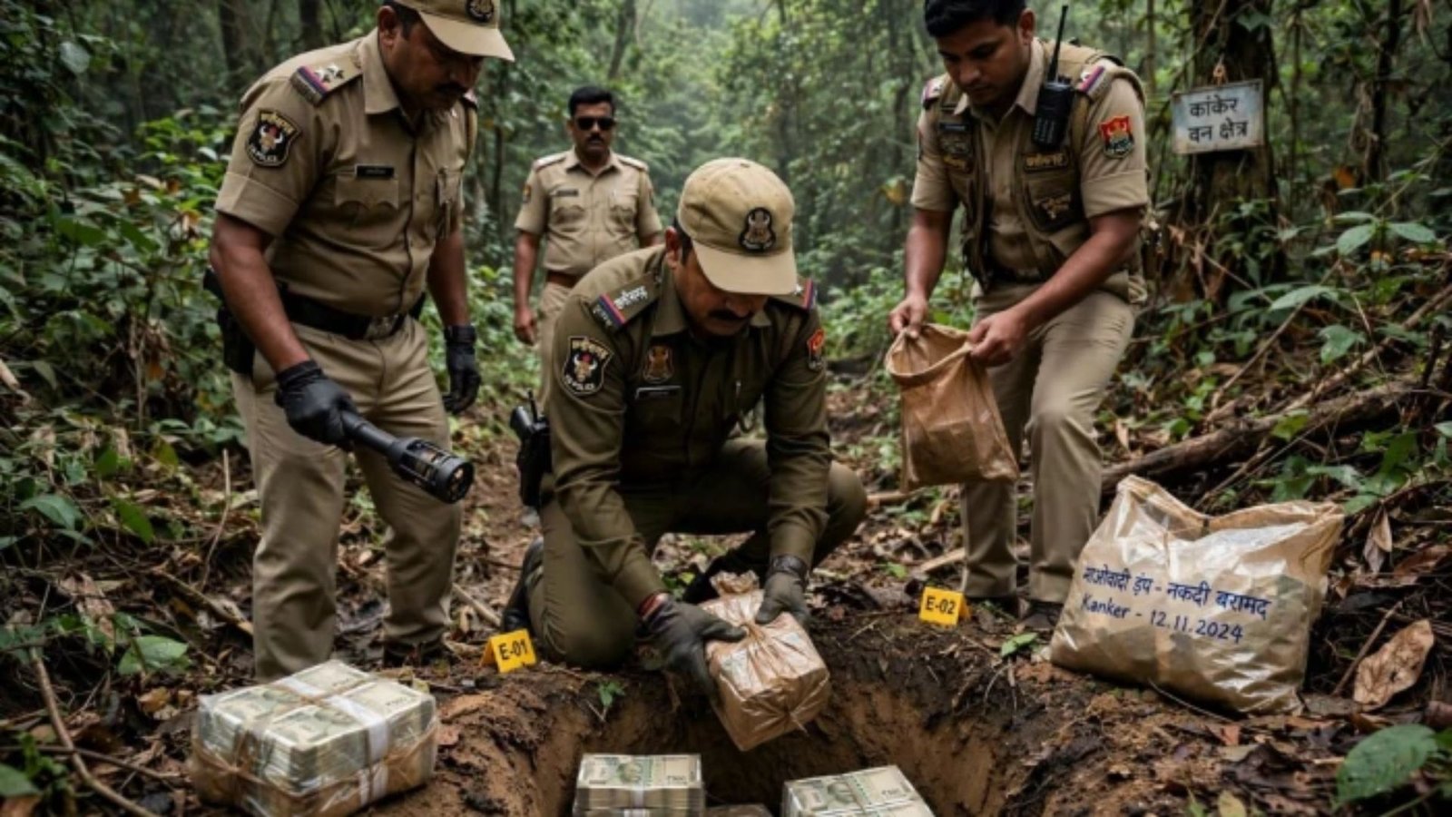 Kanker News : माओवादी डंप की तलाश के दौरान मिली नकदी को लेकर विवाद, 22 करोड़ रुपये मिलने की अफवाह से भी चर्चा तेज