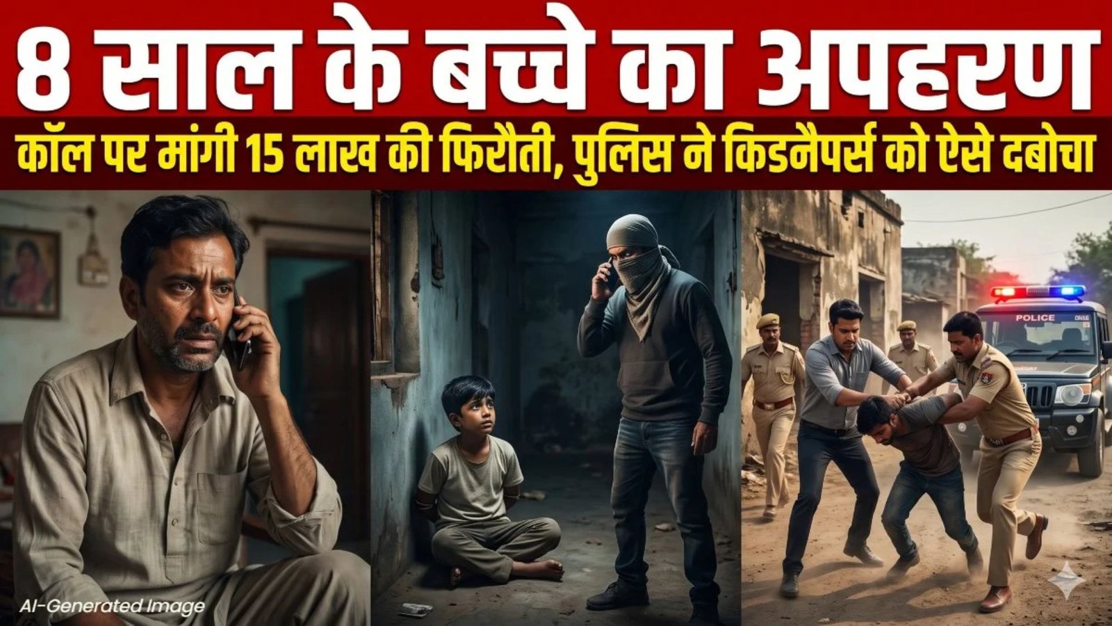 Raipur News: आरंग में अपहरण और फिरौती का मामला सुलझा, बच्चा सकुशल बरामद; दो आरोपी गिरफ्तार और नाबालिग हिरासत में