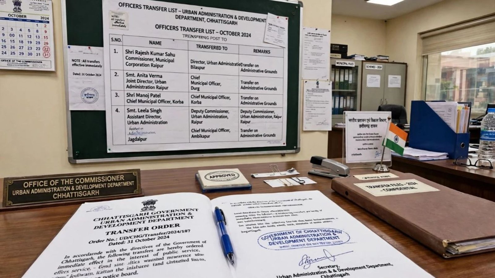 Chhattisgarh Latest News: नगरीय प्रशासन विभाग में बड़ा फेरबदल, 100 अधिकारियों-कर्मचारियों के तबादले; 53 CMO और 24 इंजीनियर शामिल