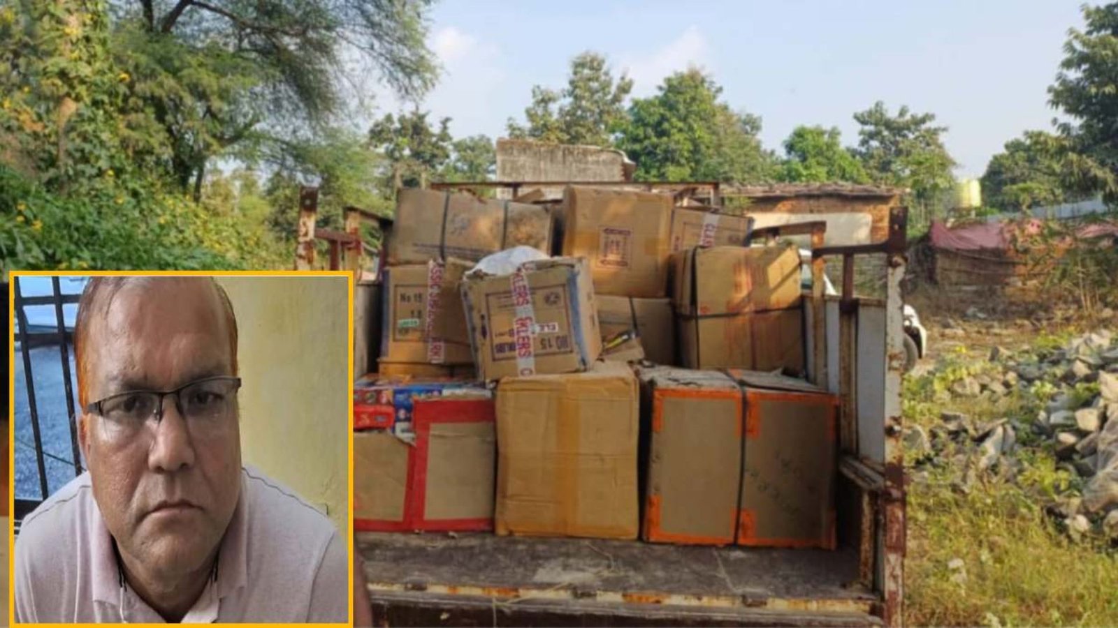 Janjgir-Champa News: मुखबिर की सूचना पर बलौदा पुलिस की रेड, रिहायशी क्षेत्र में पटाखे जमा कर बेचने के आरोप में दीपक अग्रवाल गिरफ्तार