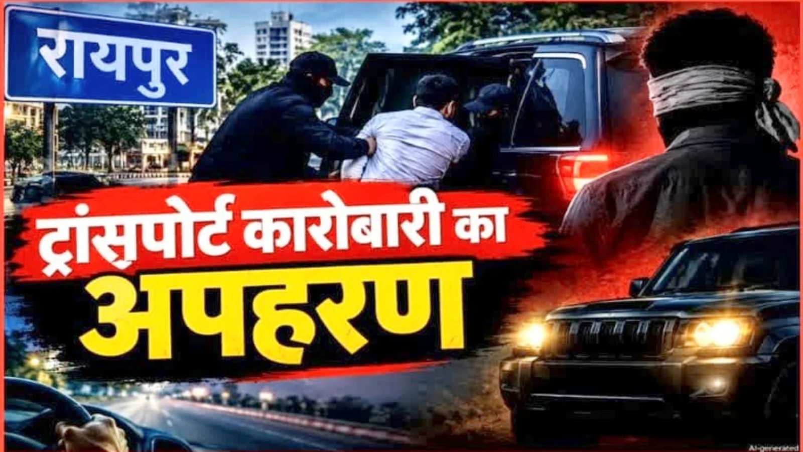 Raipur News : यूपी पासिंग स्कॉर्पियो से अपहरण का सुराग तलाश रही पुलिस, CCTV फुटेज और मोबाइल नंबरों की जांच